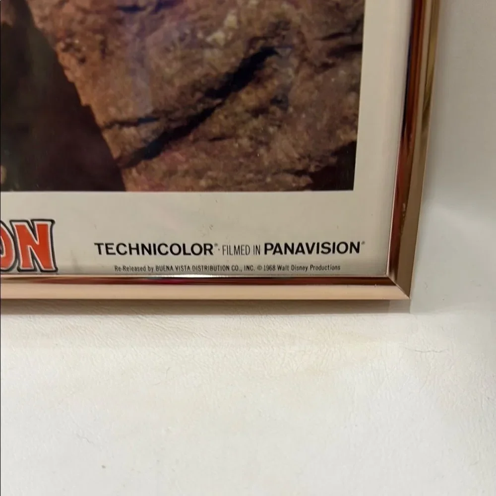 Walt Disney Swiss Family Robinson 11 X 14 In Framed Wall Art 1968 Technicolor